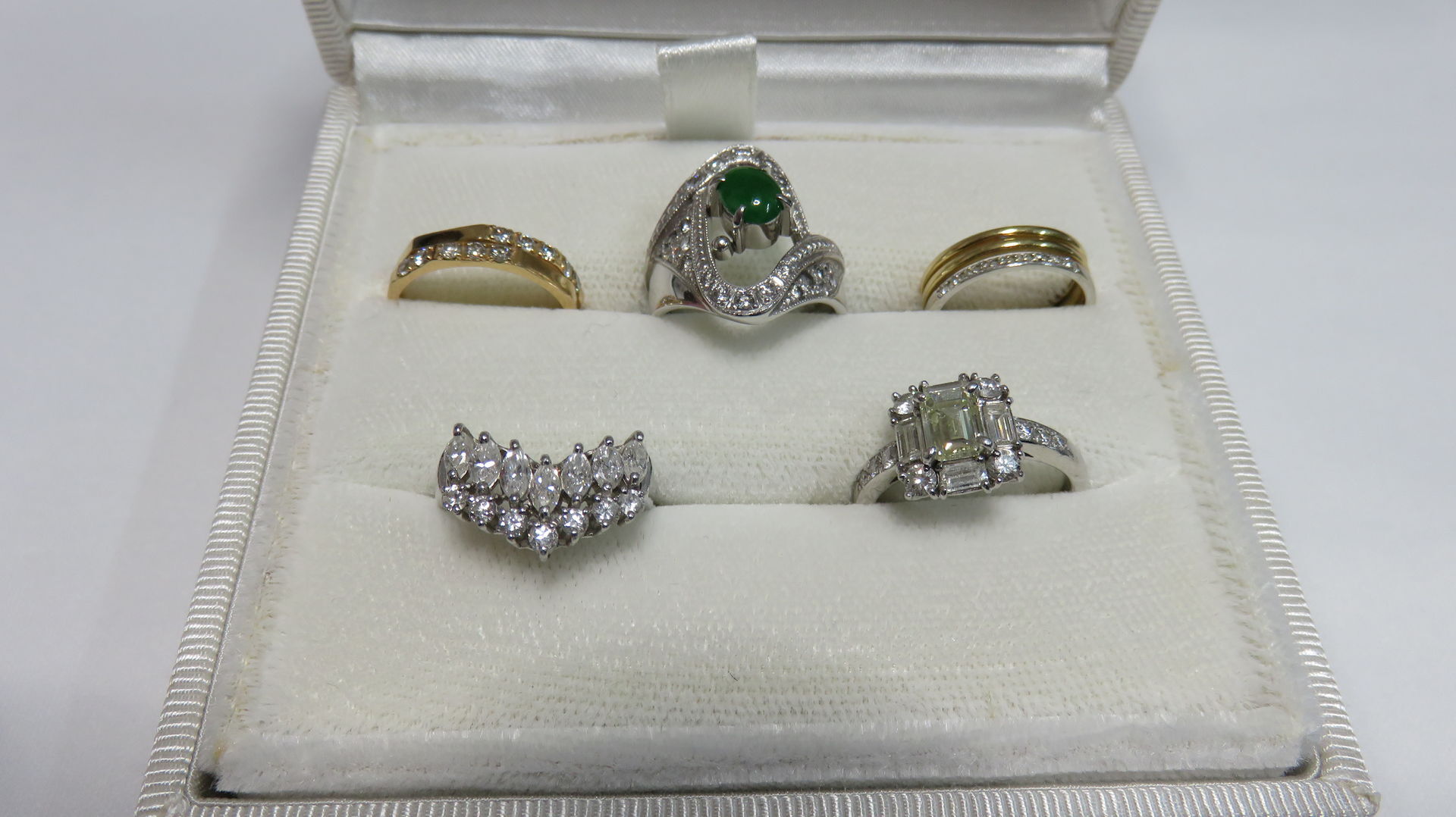 佐賀でダイヤモンド・宝石・金・貴金属の買取りお任せ下さい。プラチナリング18金リング高価買取致しました