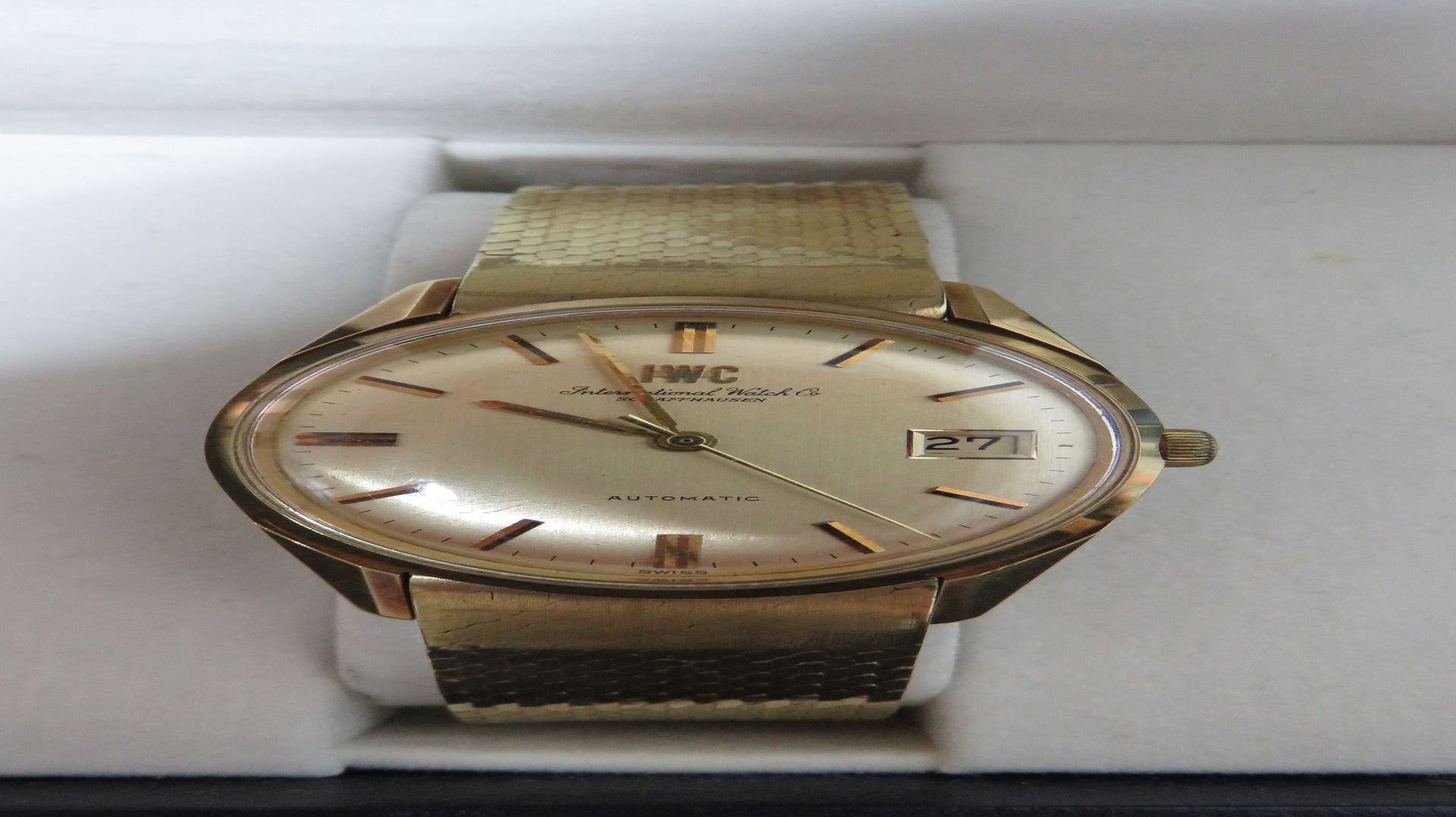 佐賀でブランド時計の買取りお任せ下さい。ＩWC18金時計高価買取致しました。