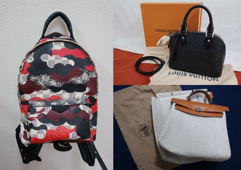 ルイヴィトン、エルメスなどのブランドバッグ、リュック高価買取なら佐賀の買取専門店おたからや高木瀬西店へ